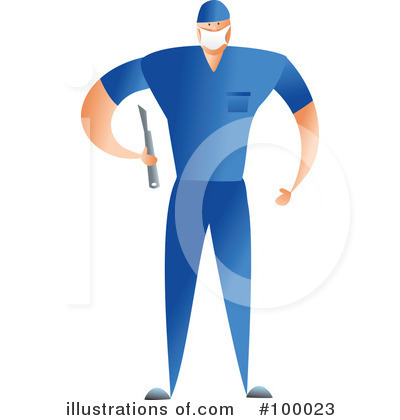 Royalty-Free (RF) Surgeon Clipart Illustration by Prawny - Stock Sample #100023