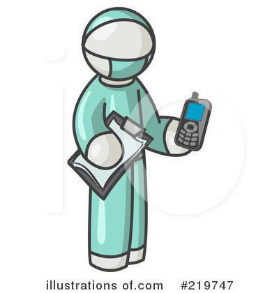Royalty-Free (RF) Surgeon Clipart Illustration by Leo Blanchette - Stock Sample #219747