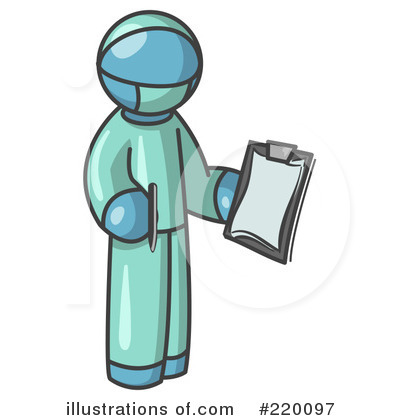 Royalty-Free (RF) Surgeon Clipart Illustration by Leo Blanchette - Stock Sample #220097
