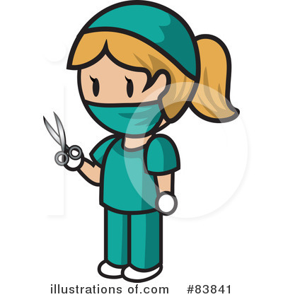 Royalty-Free (RF) Surgeon Clipart Illustration by Rosie Piter - Stock Sample #83841