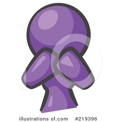 Purple Woman Clipart #219396 by Leo Blanchette