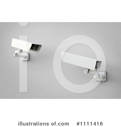 Royalty-Free (RF) Surveillance Clipart Illustration by Mopic - Stock Sample #1111416