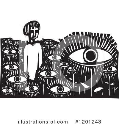 Royalty-Free (RF) Surveillance Clipart Illustration by xunantunich - Stock Sample #1201243