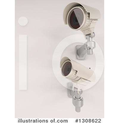 Royalty-Free (RF) Surveillance Clipart Illustration by KJ Pargeter - Stock Sample #1308622