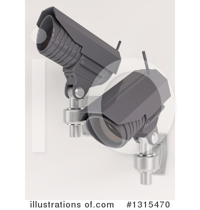 Royalty-Free (RF) Surveillance Clipart Illustration by KJ Pargeter - Stock Sample #1315470