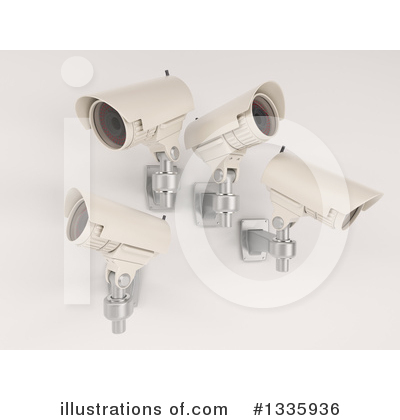 Royalty-Free (RF) Surveillance Clipart Illustration by KJ Pargeter - Stock Sample #1335936