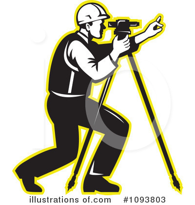 Royalty-Free (RF) Surveyor Clipart Illustration by patrimonio - Stock Sample #1093803