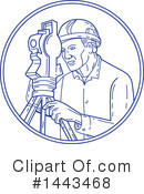 Surveyor Clipart #1443468 by patrimonio