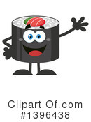Sushi Character Clipart #1396438 by Hit Toon