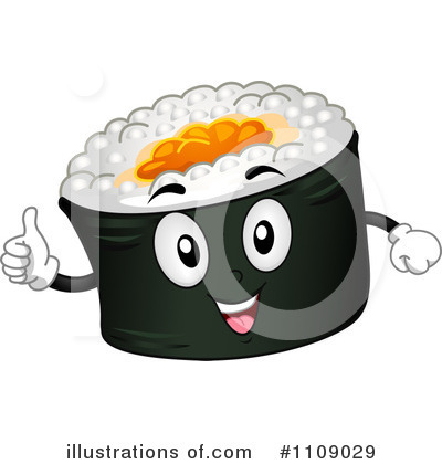 Sushi Clipart #1109029 by BNP Design Studio