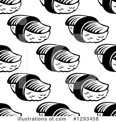 Royalty-Free (RF) Sushi Clipart Illustration by Vector Tradition SM - Stock Sample #1293458
