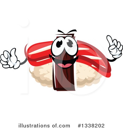 Royalty-Free (RF) Sushi Clipart Illustration by Vector Tradition SM - Stock Sample #1338202