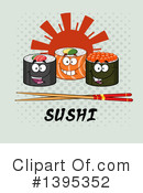Sushi Clipart #1395352 by Hit Toon