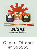 Sushi Clipart #1395353 by Hit Toon