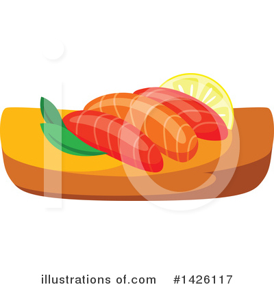 Royalty-Free (RF) Sushi Clipart Illustration by Vector Tradition SM - Stock Sample #1426117