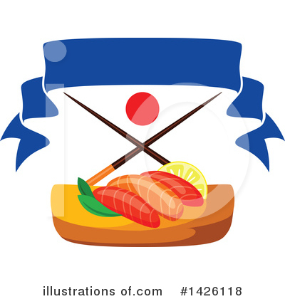 Royalty-Free (RF) Sushi Clipart Illustration by Vector Tradition SM - Stock Sample #1426118