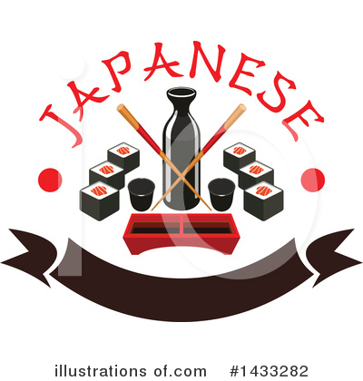 Royalty-Free (RF) Sushi Clipart Illustration by Vector Tradition SM - Stock Sample #1433282