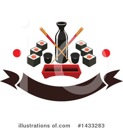 Royalty-Free (RF) Sushi Clipart Illustration by Vector Tradition SM - Stock Sample #1433283