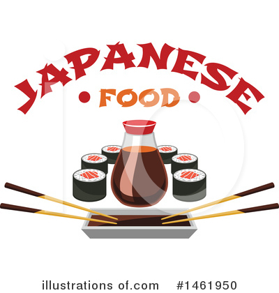 Royalty-Free (RF) Sushi Clipart Illustration by Vector Tradition SM - Stock Sample #1461950