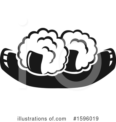 Royalty-Free (RF) Sushi Clipart Illustration by Vector Tradition SM - Stock Sample #1596019