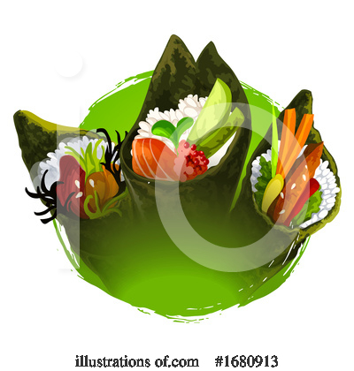 Asian Cuisine Clipart #1680913 by Vector Tradition SM