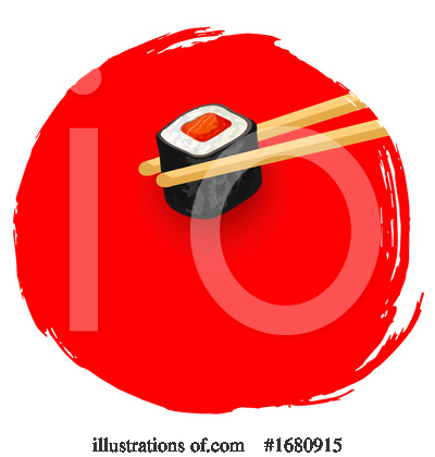 Royalty-Free (RF) Sushi Clipart Illustration by Vector Tradition SM - Stock Sample #1680915