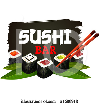 Royalty-Free (RF) Sushi Clipart Illustration by Vector Tradition SM - Stock Sample #1680918