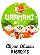 Sushi Clipart #1680919 by Vector Tradition SM