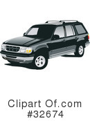 Suv Clipart #32674 by David Rey