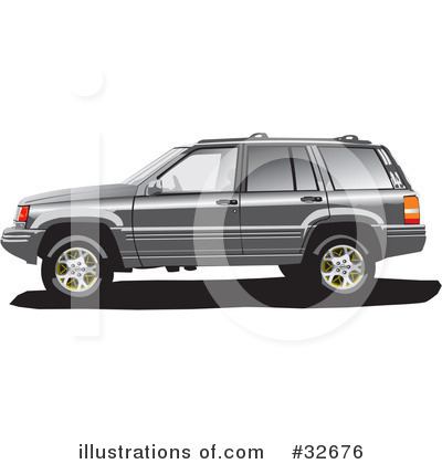Jeep Clipart #32676 by David Rey
