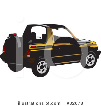 Suv Clipart #32678 by David Rey