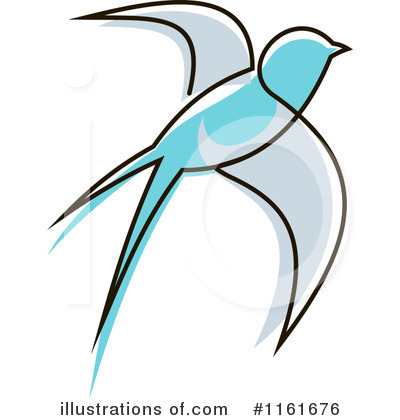 Swallows Clipart #1161676 by Vector Tradition SM