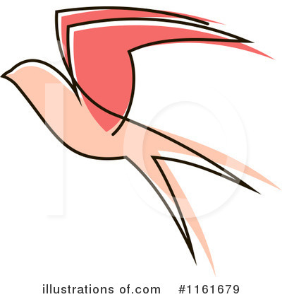 Swallow Logo Clipart #1161679 by Vector Tradition SM