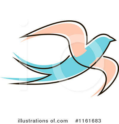 Swallows Clipart #1161683 by Vector Tradition SM