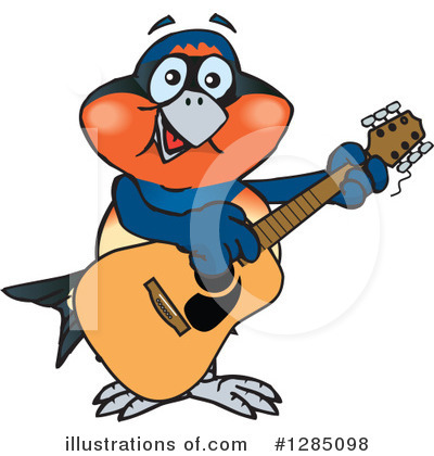 Royalty-Free (RF) Swallow Clipart Illustration by Dennis Holmes Designs - Stock Sample #1285098