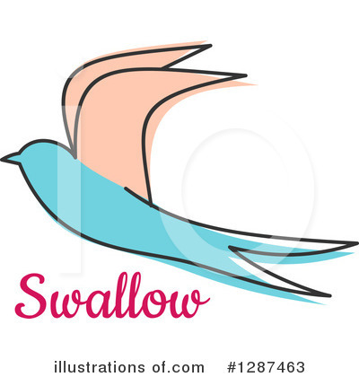 Royalty-Free (RF) Swallow Clipart Illustration by Vector Tradition SM - Stock Sample #1287463
