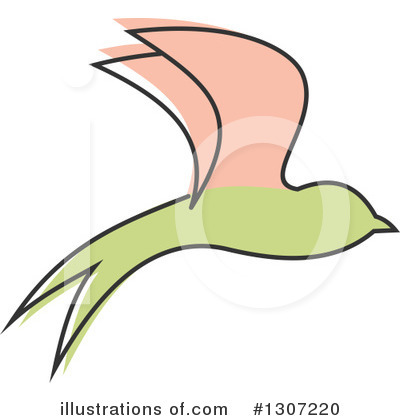 Swallow Clipart #1307220 by Vector Tradition SM