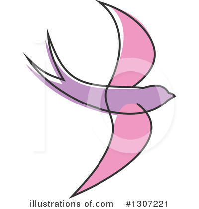 Swallow Clipart #1307221 by Vector Tradition SM