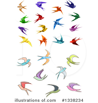 Swallow Clipart #1338234 by Vector Tradition SM