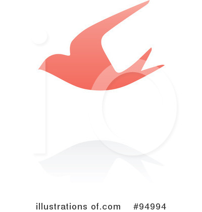 Royalty-Free (RF) Swallow Logo Clipart Illustration by elena - Stock Sample #94994
