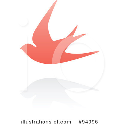 Royalty-Free (RF) Swallow Logo Clipart Illustration by elena - Stock Sample #94996