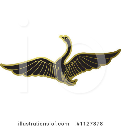 Royalty-Free (RF) Swan Clipart Illustration by Lal Perera - Stock Sample #1127878