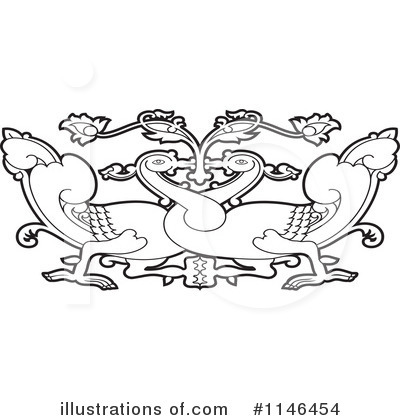 Royalty-Free (RF) Swan Clipart Illustration by Lal Perera - Stock Sample #1146454