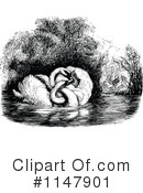 Swan Clipart #1147901 by Prawny Vintage