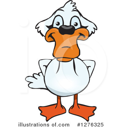 Royalty-Free (RF) Swan Clipart Illustration by Dennis Holmes Designs - Stock Sample #1276325