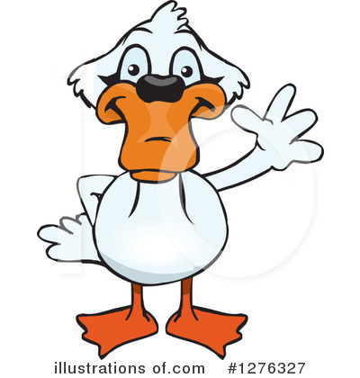 Royalty-Free (RF) Swan Clipart Illustration by Dennis Holmes Designs - Stock Sample #1276327