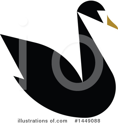 Black Swan Clipart #1449088 by elena