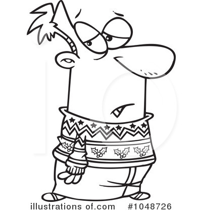 Royalty-Free (RF) Sweater Clipart Illustration by toonaday - Stock Sample #1048726