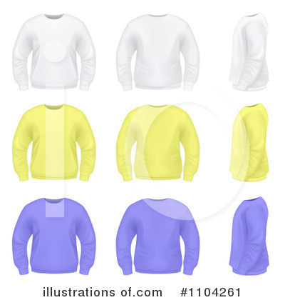 Royalty-Free (RF) Sweaters Clipart Illustration by vectorace - Stock Sample #1104261