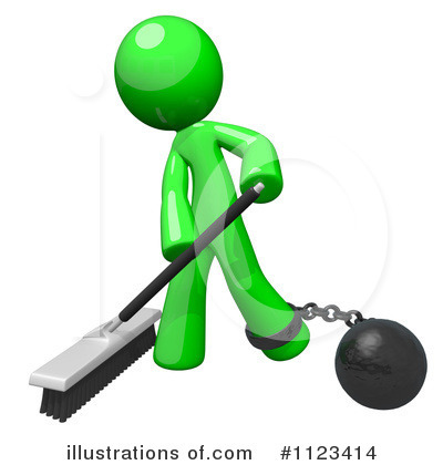 Royalty-Free (RF) Sweeping Clipart Illustration by Leo Blanchette - Stock Sample #1123414